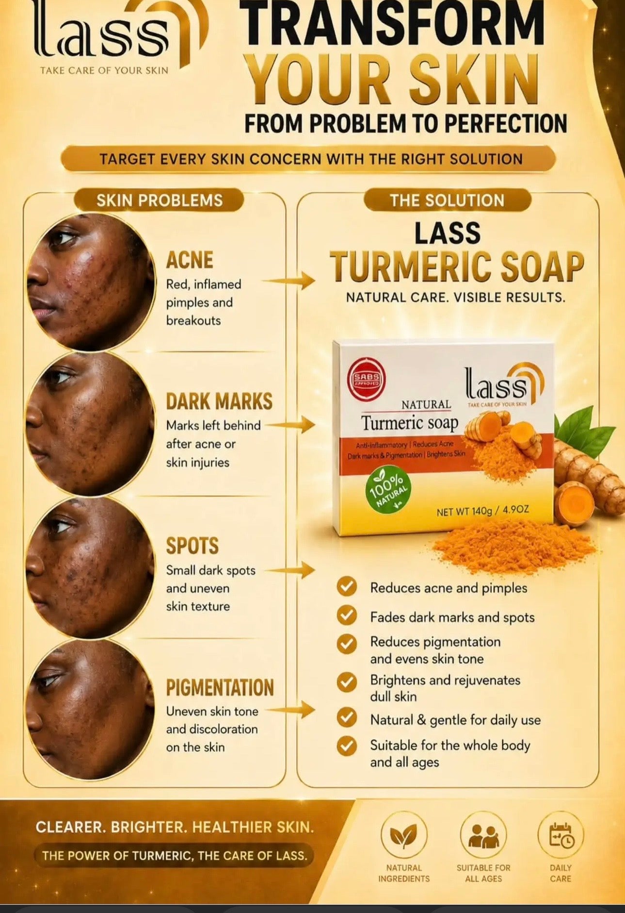 Turmeric soap